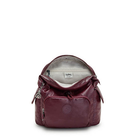 Kipling City Pack Mini Classic Metallic Rygsække Bordeaux | DK 1480MQ